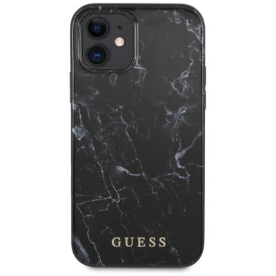3. Guess Marble Case for iPhone 12 mini - Black