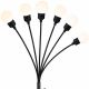 4. SOLAR LAMP DANCING IN THE WIND WHITE BALLS 6 LED 75CM XXL