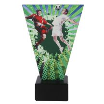 Glass football trophy Triumph