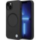 BMW BMHMP14SSILBK2 case for iPhone 14 - black Signature Liquid Silicone MagSafe