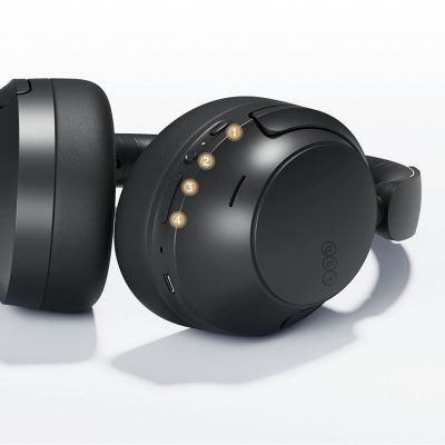 13. QCY H3S Wireless On-Ear Headphones with LDAC and ANC Noise Cancellation - Black