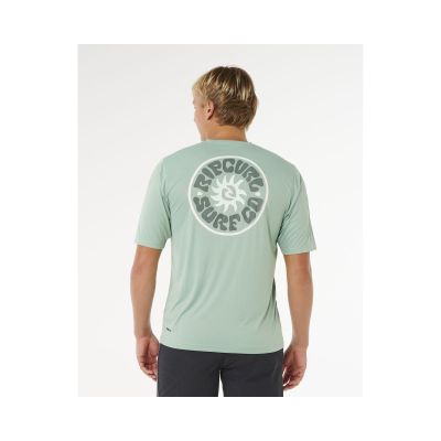 3. Men's Lycra RIP CURL Pacific Rinse Surflite Upf S/S green