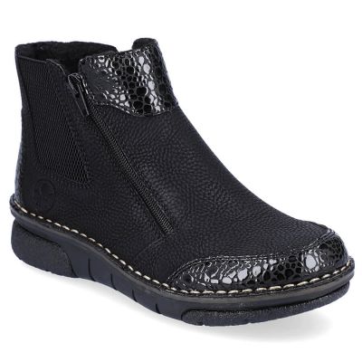 40. Comfortable, insulated ankle boots with zippers Rieker W RKR555