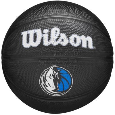 4. Wilson Team Tribute Dallas Mavericks Mini Ball WZ4017609XB basketball
