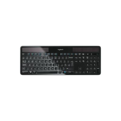 4. Logitech Wireless Solar Keyboard K750 Universal RF Wireless QWERTZ German Black