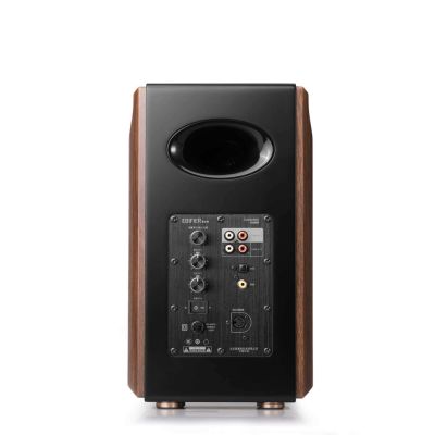 5. Edifier S2000 MKIII Bluetooth Bookshelf Speakers (Pair) - Black/Brown
