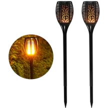 SOLAR TORCH LAMP DANCING FLAMES 10X10X79CM 36 LED