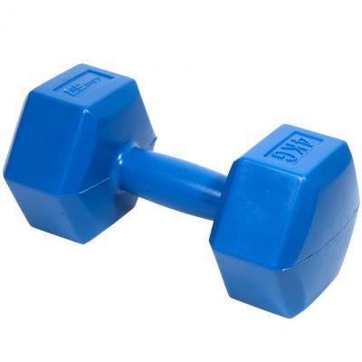 3. EB FIT composite dumbbell set 2x4kg blue 1027043