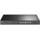 TP-Link TL-SG1218MPE Managed L2 Gigabit Ethernet (10/100/1000) PoE Support 1U Black