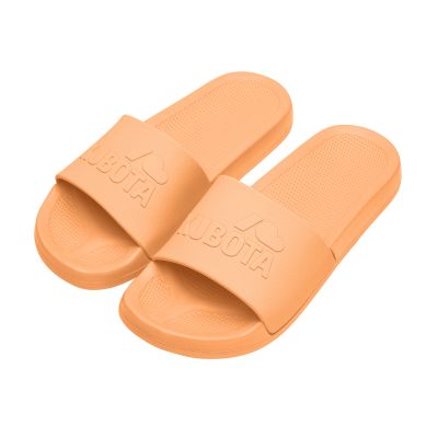 5. Kubota basic plain pool flip-flops orange K25SS-101-004-05-1