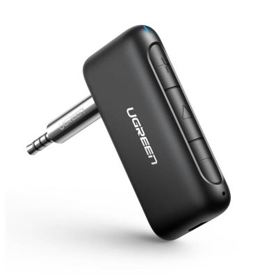 Ugreen Bluetooth 5.0 Audio Adapter Receiver - 3.5mm Mini Jack for Car (Black)