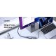 2. Ugreen Multifunctional 5-in-1 HUB USB-C - HDMI 1.4 / 3 x USB-A / USB-C PD 100W CM511 - Gray
