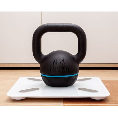 8. ELDOM SMART PERSONAL SCALE TWO 550B ULLIE MEASURING FAT, MUSCLE, BMI, BODY WATER, DEDICATED APP.