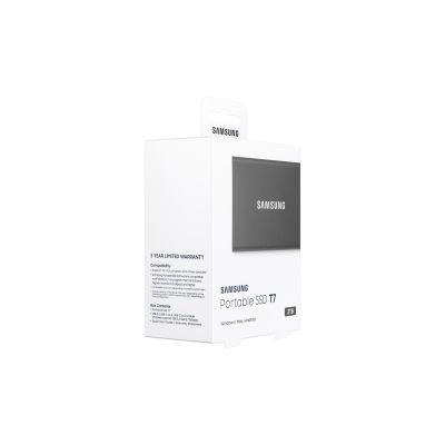 23. Samsung Portable SSD T7 2TB USB Type-C 3.2 Gen 2 (3.1 Gen 2) Gray