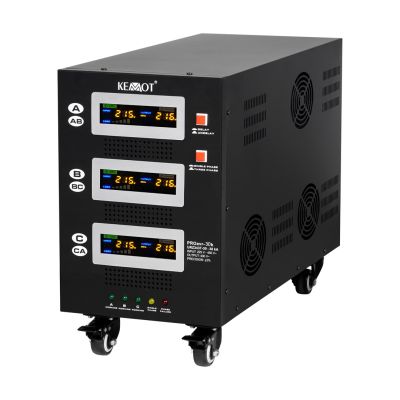 Automatic three-phase voltage stabilizer KEMOT PROavr-30k