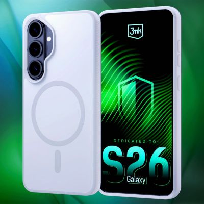 12. 3mk Smoke MagCase for Samsung Galaxy S26 - white