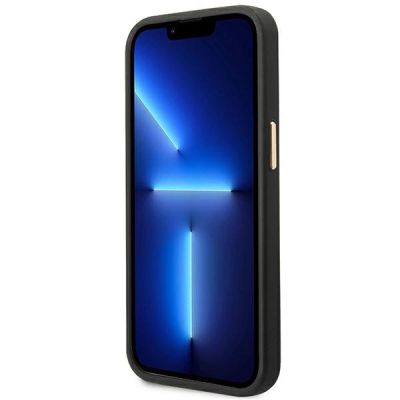 5. Guess GUHCP14MHG4SHK iPhone 14 Plus 6.7 "black / black hard case 4G Vintage Gold Logo