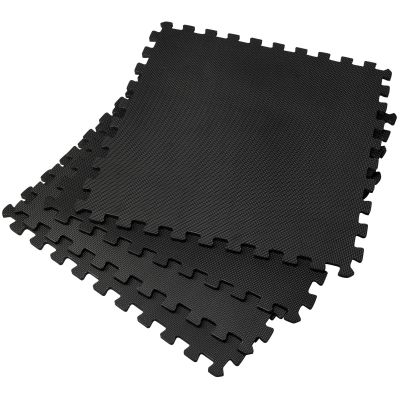 12. VIRTUFIT FITNESS PUZZLE MAT 120X120 CM BLACK