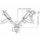 3. Equip Table Mount 17"-32" / 2TFT 360° Gas Spring 9 kg retail