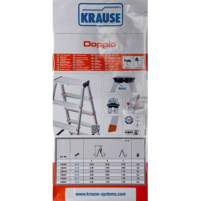 5. Krause Dopplo 120403 double-sided ladder
