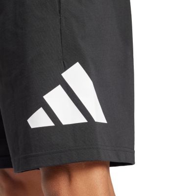 6. Men's adidas Essentials Big Logo Single Jersey Shorts Black IS6909