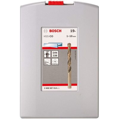 3. Bosch metal drill bit set 19 pcs.
