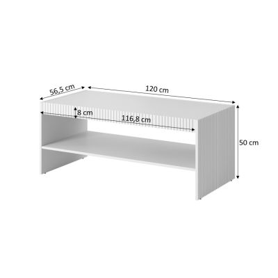 3. PAFOS coffee table 120x60xH.50 black matt