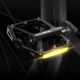 2. Rockbros K371 Reflective Aluminum Bicycle Pedals with Sealed Bearings - Black
