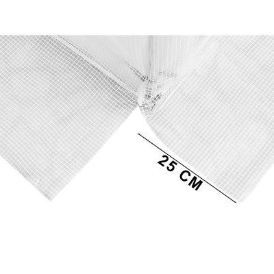 34. COVER FOIL FOR GARDEN TUNNEL GREENHOUSE 200x300x200CM WHITE