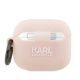 2. Karl Lagerfeld KLA3RUNCHP AirPods 3 cover pink/pink Silicone Choupette Head 3D
