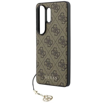 5. Guess 4G Classic Logo Charm MagSafe Case for Samsung Galaxy S26 Ultra - Brown