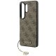 5. Guess 4G Classic Logo Charm MagSafe Case for Samsung Galaxy S26 Ultra - Brown