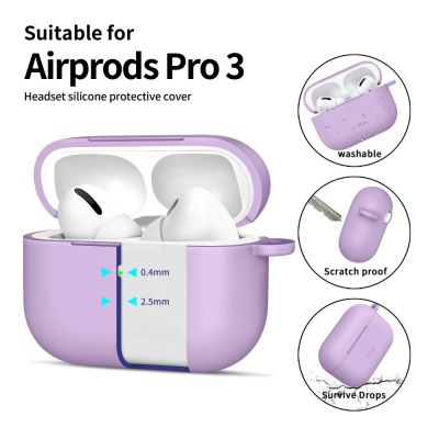 4. Tech-Protect Silicone Hook Case for AirPods Pro - Purple