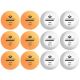 5. JADE POLY TABLE TENNIS BALLS 40 MIX 12 PCS POT
