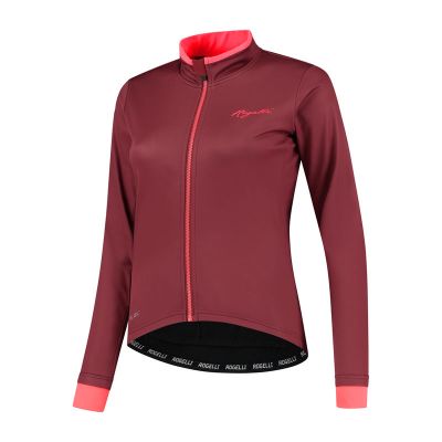 Rogelli women's winter jacket ESSENTIAL burgundy M