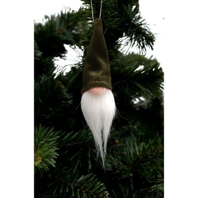 3. DECORATIVE PENDANT SANTA CLAUS 11CM GREEN