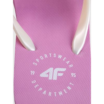 6. Women's summer flip-flops 4F 4FMM00FFLIF018A-54S