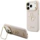 Guess Grained Big 4G & Stand Camera Case for iPhone 17 Pro - Pink