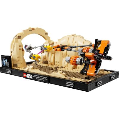 8. LEGO Star Wars 75380 Diorama: Mos Espa Speeder Race