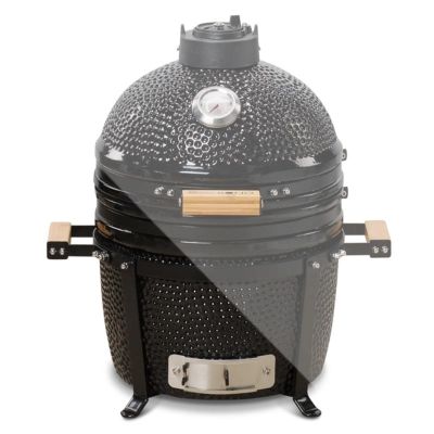 Kamado Bono Minimo Ceramic Grill 15” Kamado barbecue/grill Cart Charcoal (fuel) Black