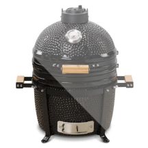 Kamado Bono Minimo Ceramic Grill 15” Kamado barbecue/grill Cart Charcoal (fuel) Black