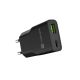 12. NATEC RIBERA GAN SLIM WALL CHARGER 1X USB-A + 1X USB-C 20W BLACK