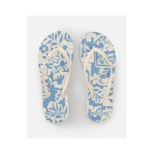 RIP CURL Mixed Bloom Open Toe Blue Women's Flip-Flops