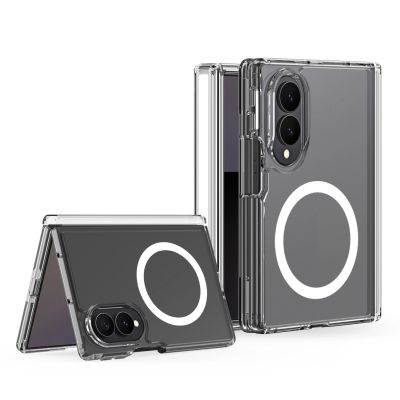 2. Dux Ducis Clin Mag Case for Samsung Galaxy Z Fold 8 Wide Compatible with MagSafe - Transparent