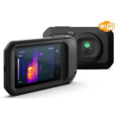 5. FLIR THERMAL IMAGING CAMERA WITH MSX WI-FI IMAGE ENHANCEMENT TECHNOLOGY AND CLOUD CONNECTIVITY, 160X120PX, UP TO 400STC, FOV 54X42ST, C5