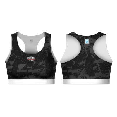 4. MASTERS "FIGHT" Crop Top (WAKO APPROVED)