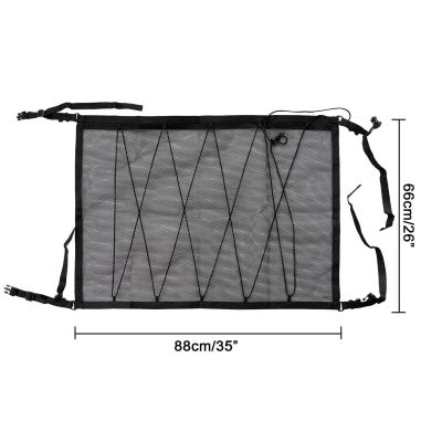 2. Wozinsky Universal Car Ceiling Organizer Mesh - Black