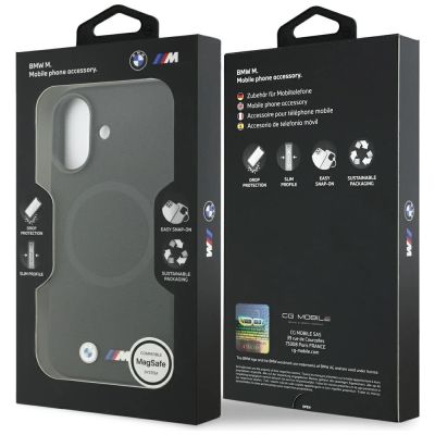 8. BMW M FW Metal Logo MagSafe Case for iPhone 17 - Black