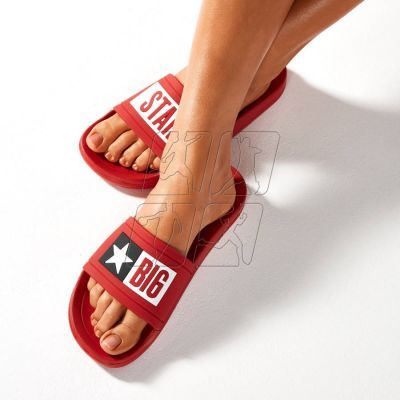 6. Rubber beach slippers Big Star W DD274A267 red