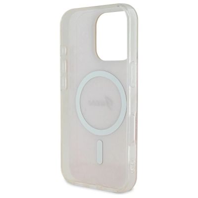 7. Guess IML 4G MagSafena iPhone 16 Pro Case - Pink